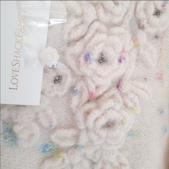 New LoveShackFancy sweater size small - Picture 6 of 9